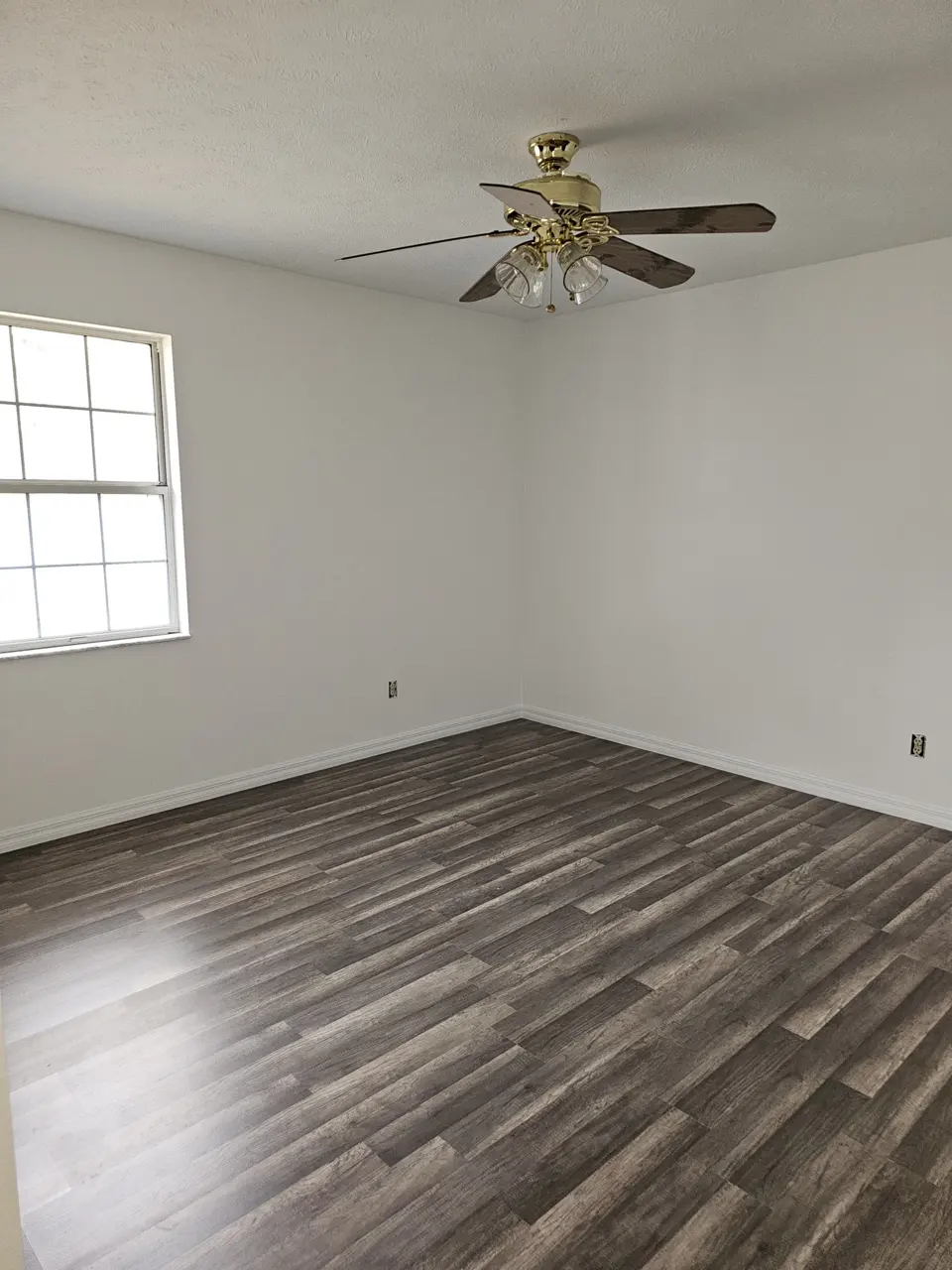 Finished wood-look flooring from an iFIXED flooring project